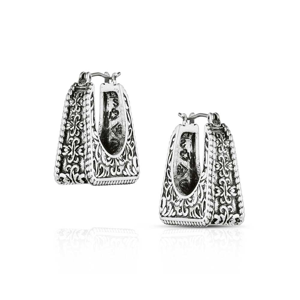 Stirrup Hoop Earrings