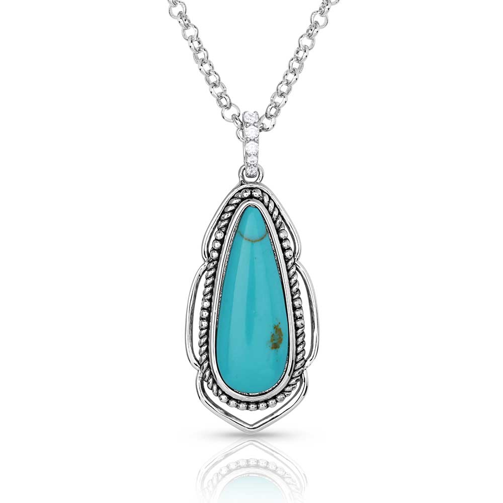 Radiant Western Skies Turquoise Necklace