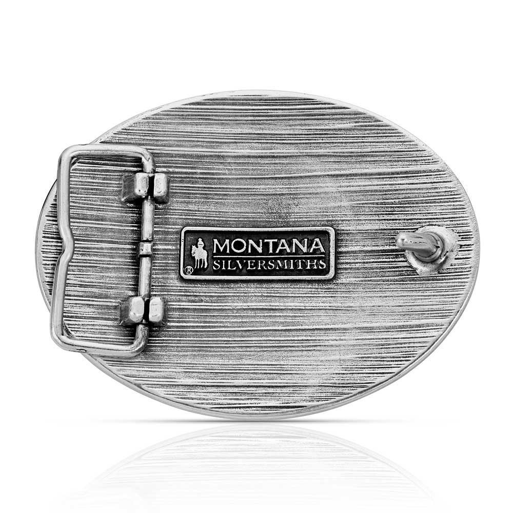 Buffalo Ridge Buckle | Montana Silversmiths