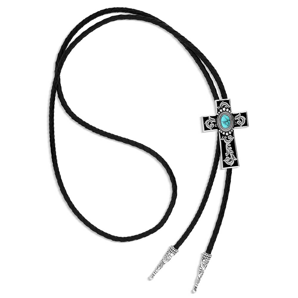 Everlasting Faith Cross Bolo Tie