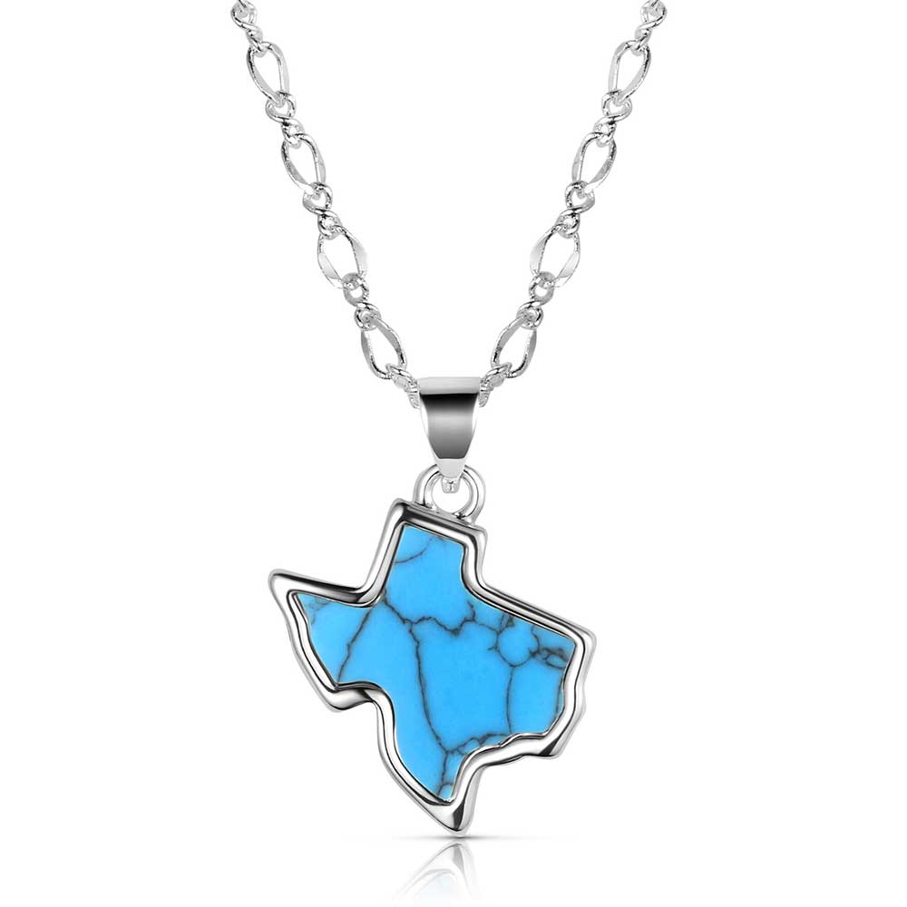 Turquoise Texas State Necklace