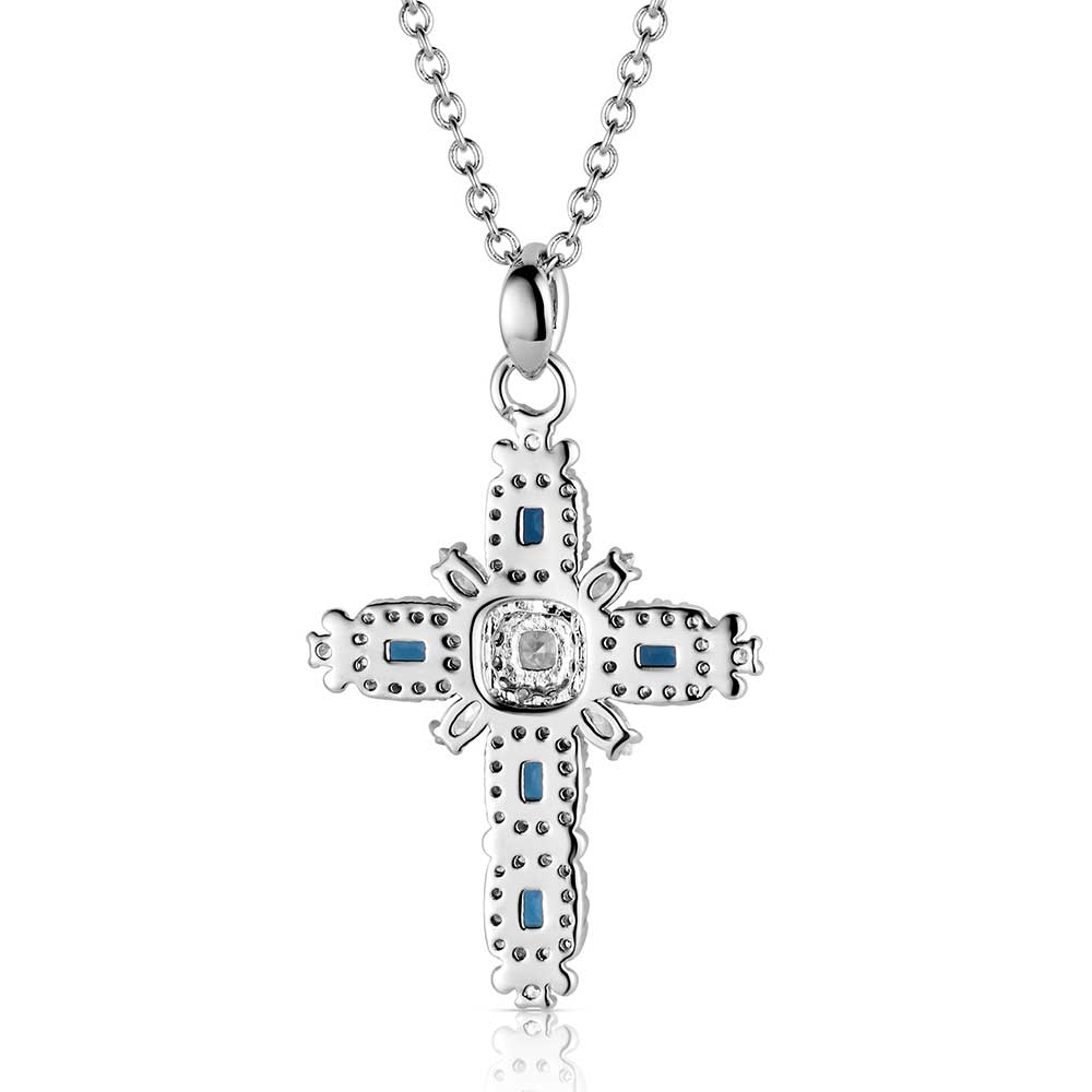 River of Lights Budded Cross Necklace | Montana Silversmiths