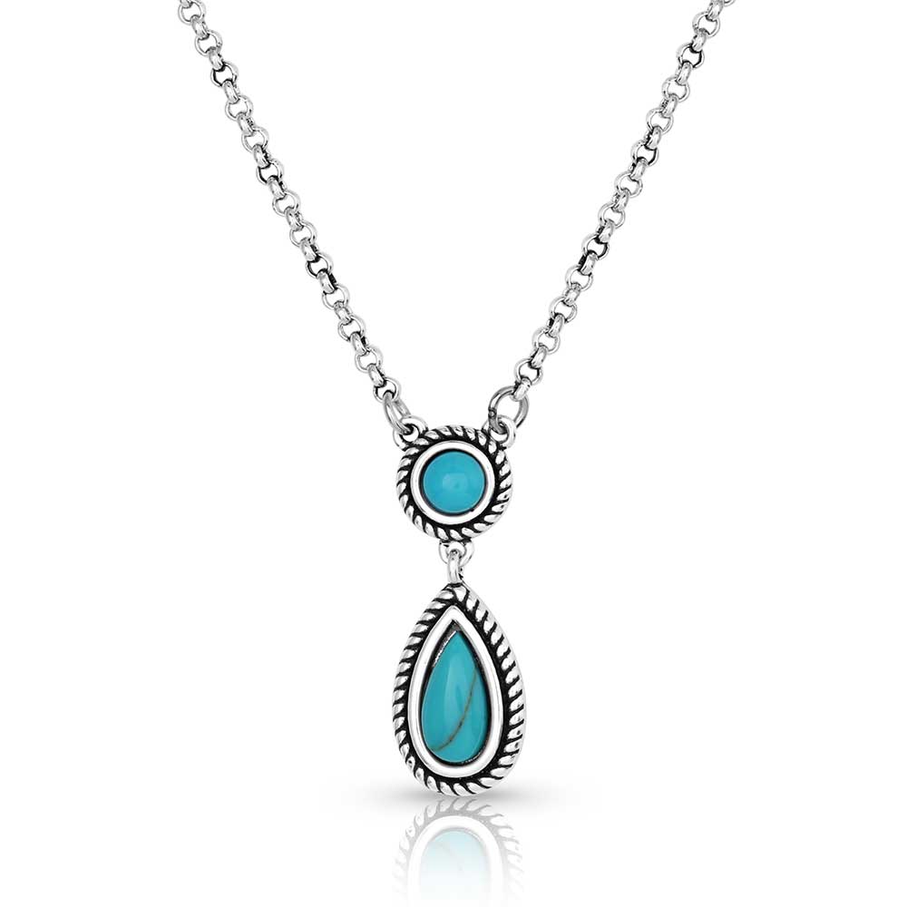 Tranquil Waters | Silversmiths Turquoise Necklace Montana