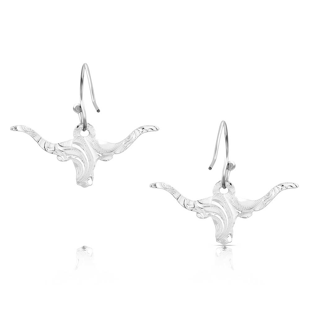 Out West Longhorn Earrings