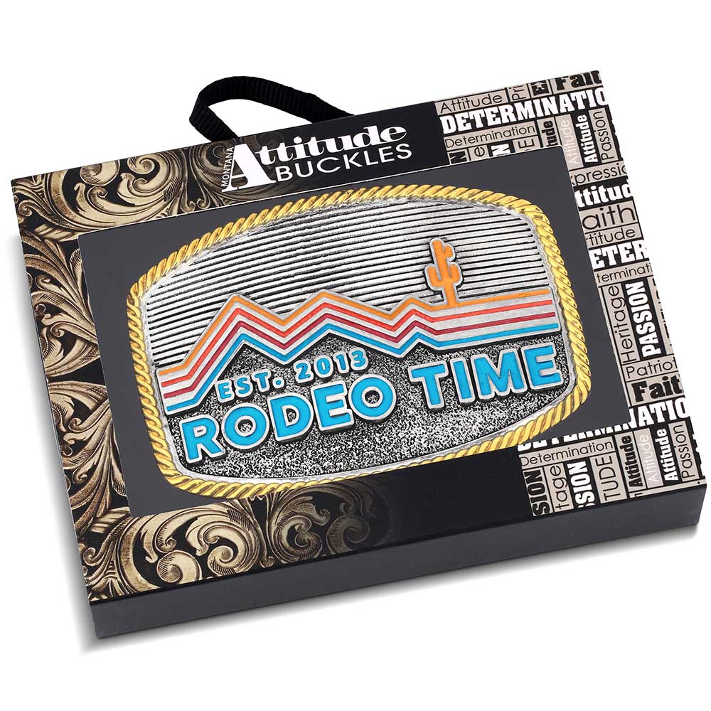 Retro Rodeo Time Buckle