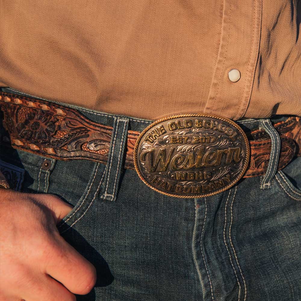 Western Way Whiskey Bent Buckle