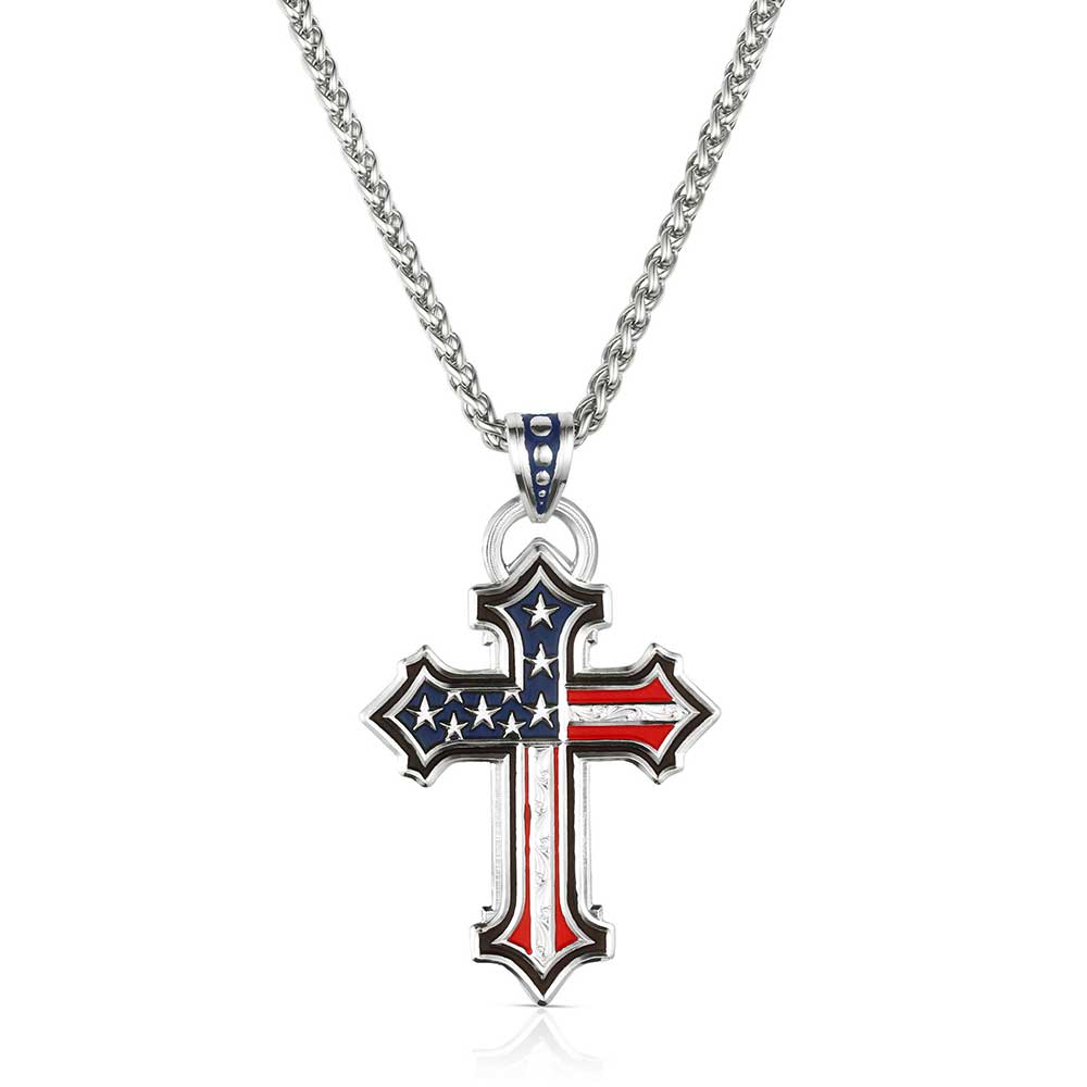 God & Country American Made Necklace