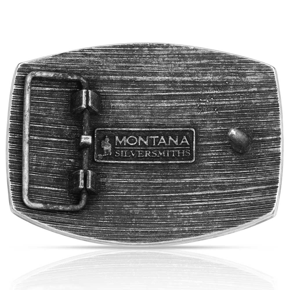 Western Gangster Buckle | Montana Silversmiths