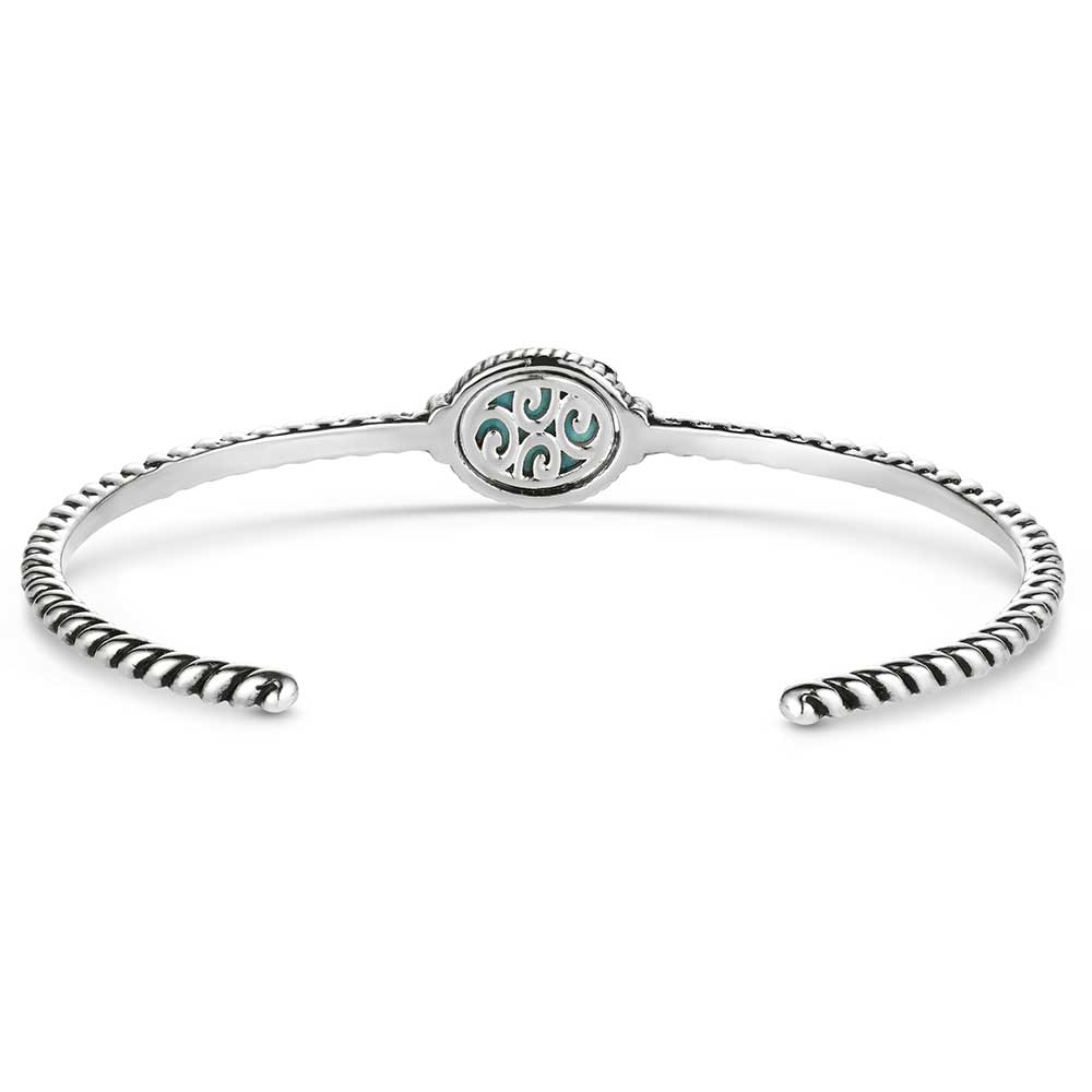 World's Feather Turquoise Cuff Bracelet | Montana Silversmiths