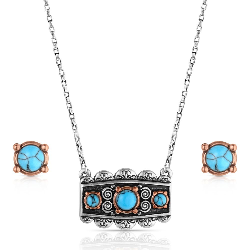 Turquoise Peaks Jewelry Set | Montana Silversmiths