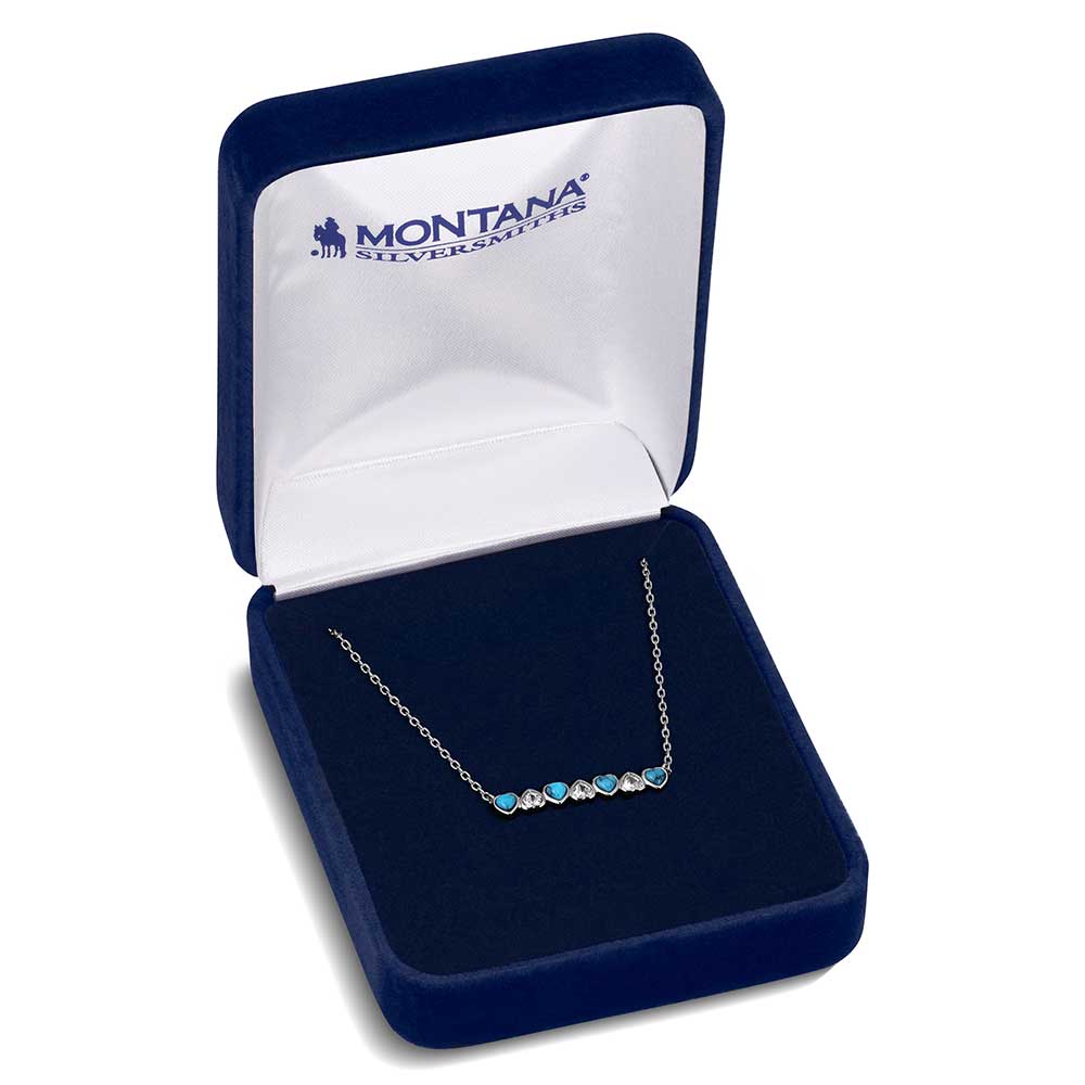 Alternating Hearts Necklace