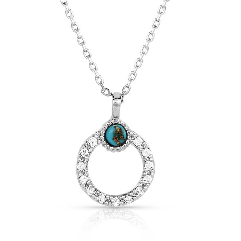 Turquoise Tranquility Crystal Necklace
