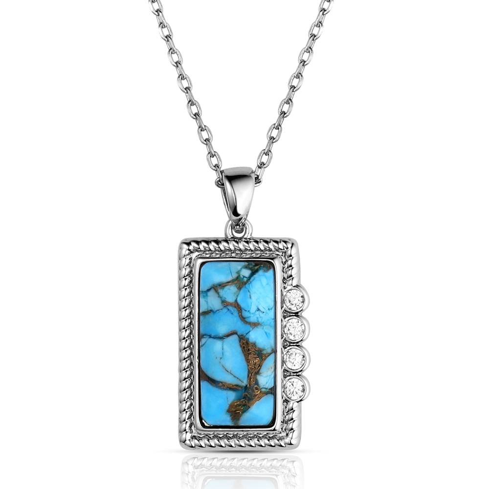 Summer Rain Turquoise Necklace | Montana Silversmiths
