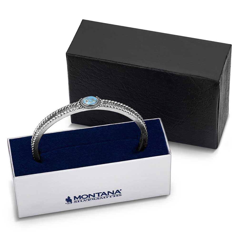 Denim Nights Cuff Bracelet