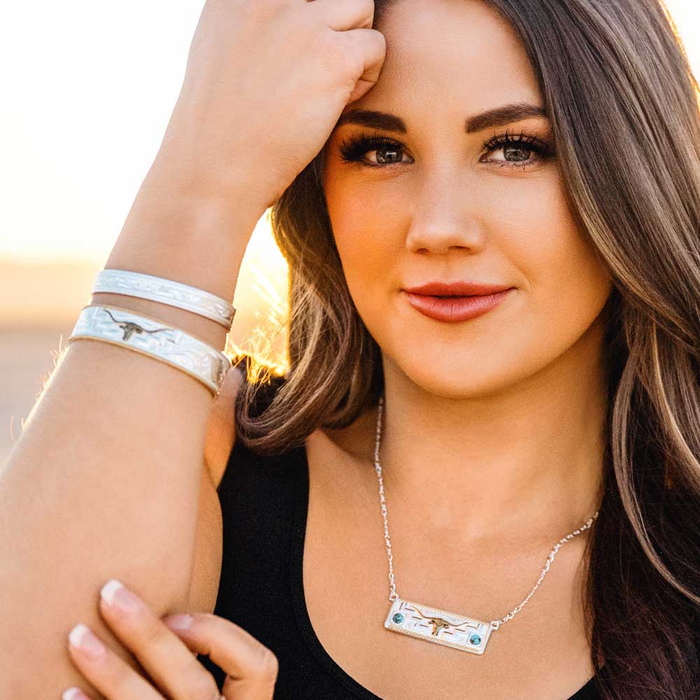 Longhorn Trails Cuff Bracelet