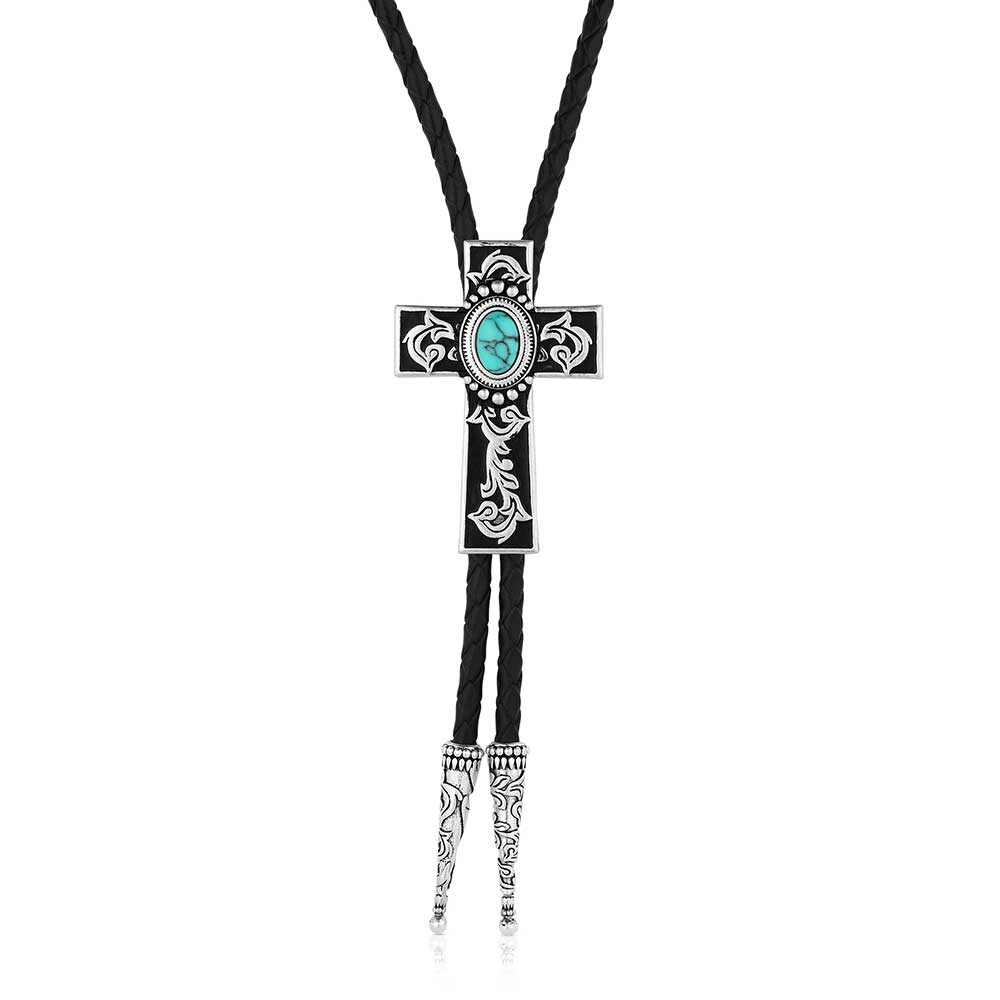 Everlasting Faith Cross Bolo Tie