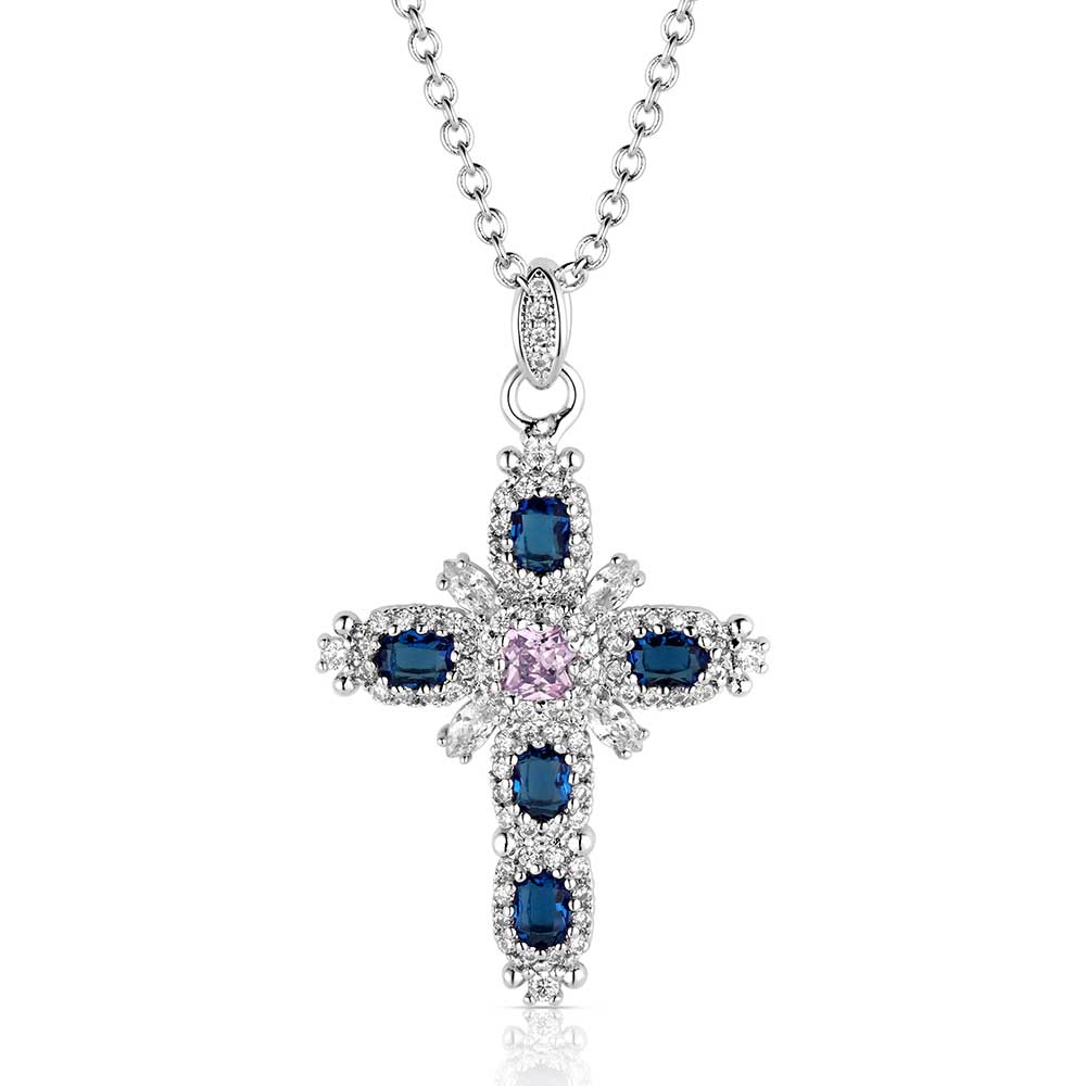 River of Lights Budded Cross Necklace
