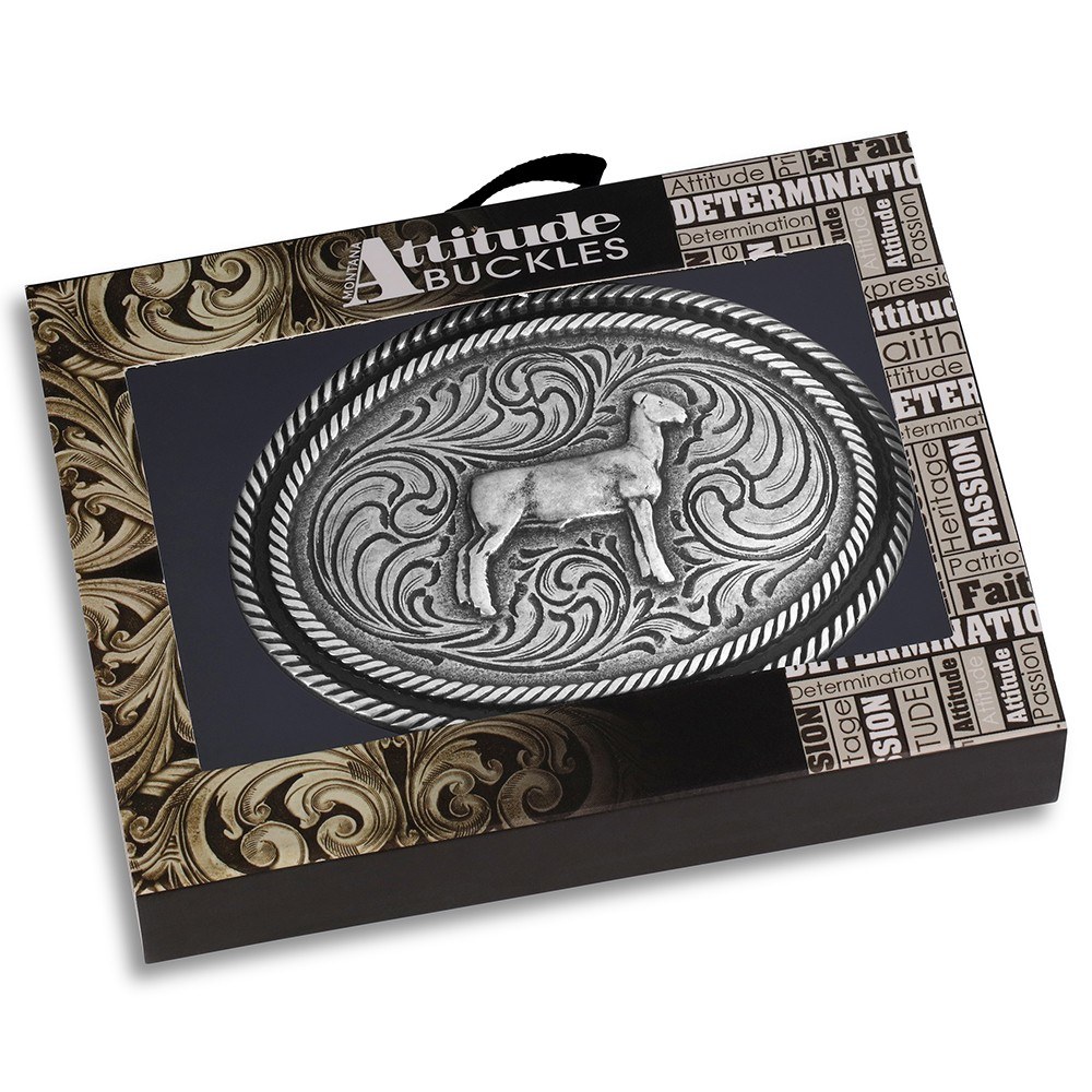 Show Lamb Antiqued Buckle