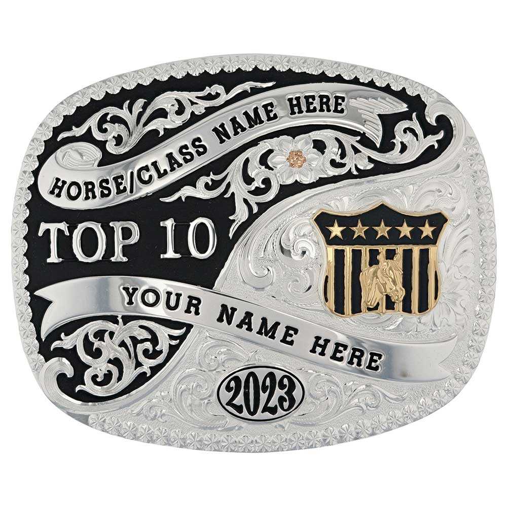 Appaloosa ApHC War Horse Spirit Pewter Belt Buckle – Western Trophy Award