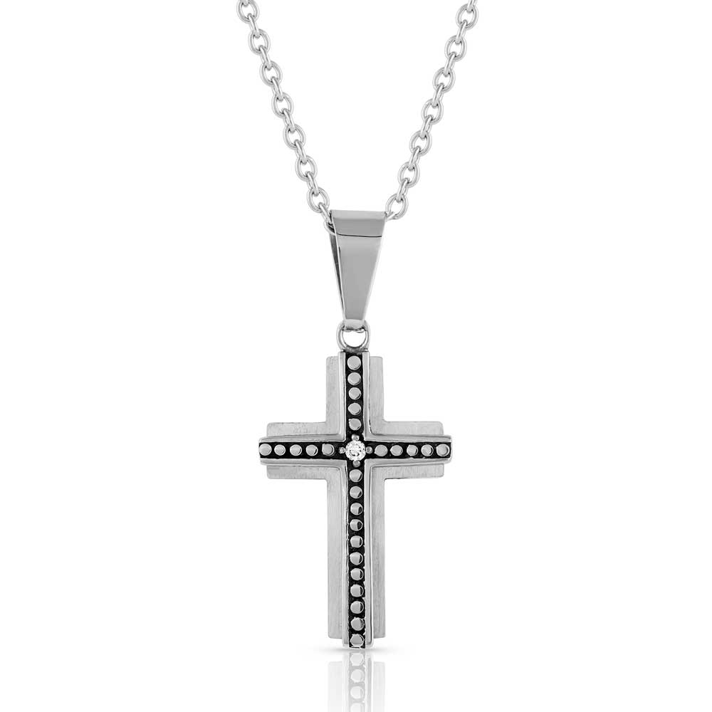 Ingrained in Faith Cross Necklace
