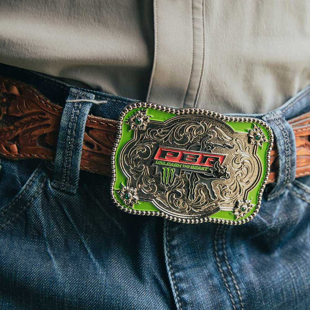 Unleash the Beast PBR Attitude Buckle