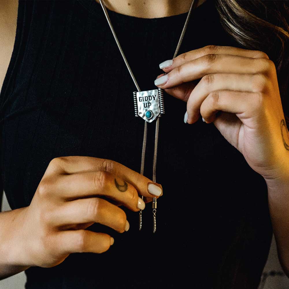Giddy Up Bolo Necklace
