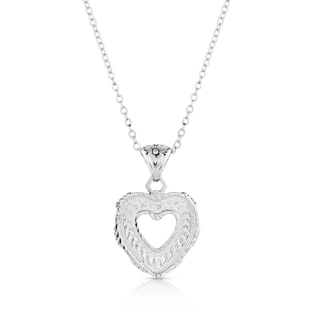 Love Conquers All Heart Necklace