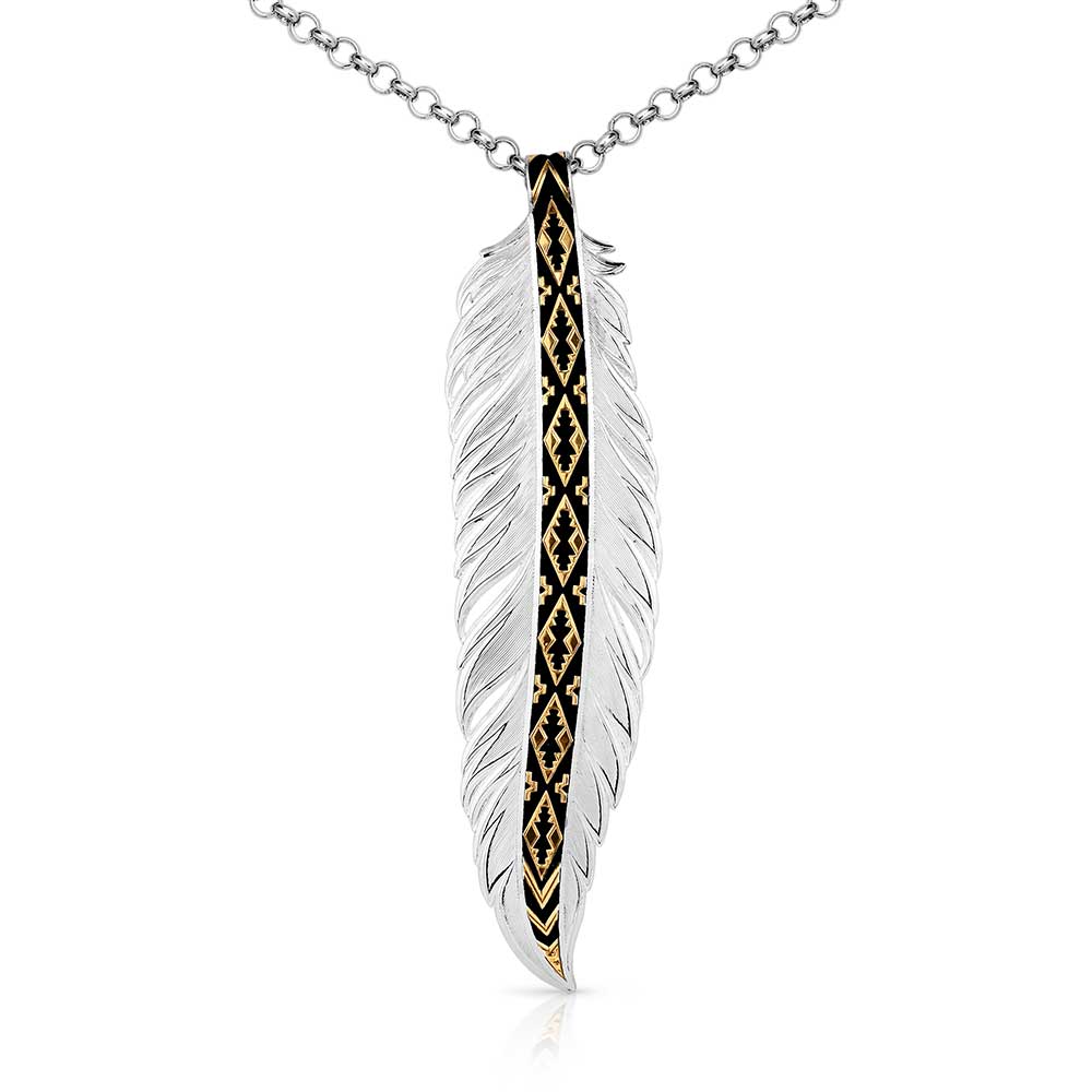 Trust and Honor Feather Necklace