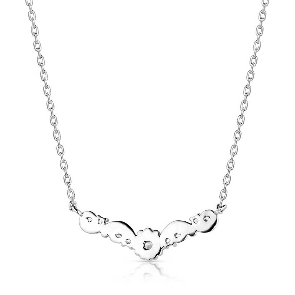 Windblown Elegance Crystal Necklace