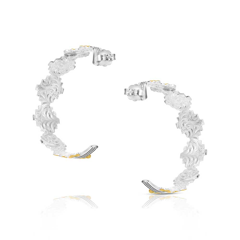 Painted Sky Hoop Earrings