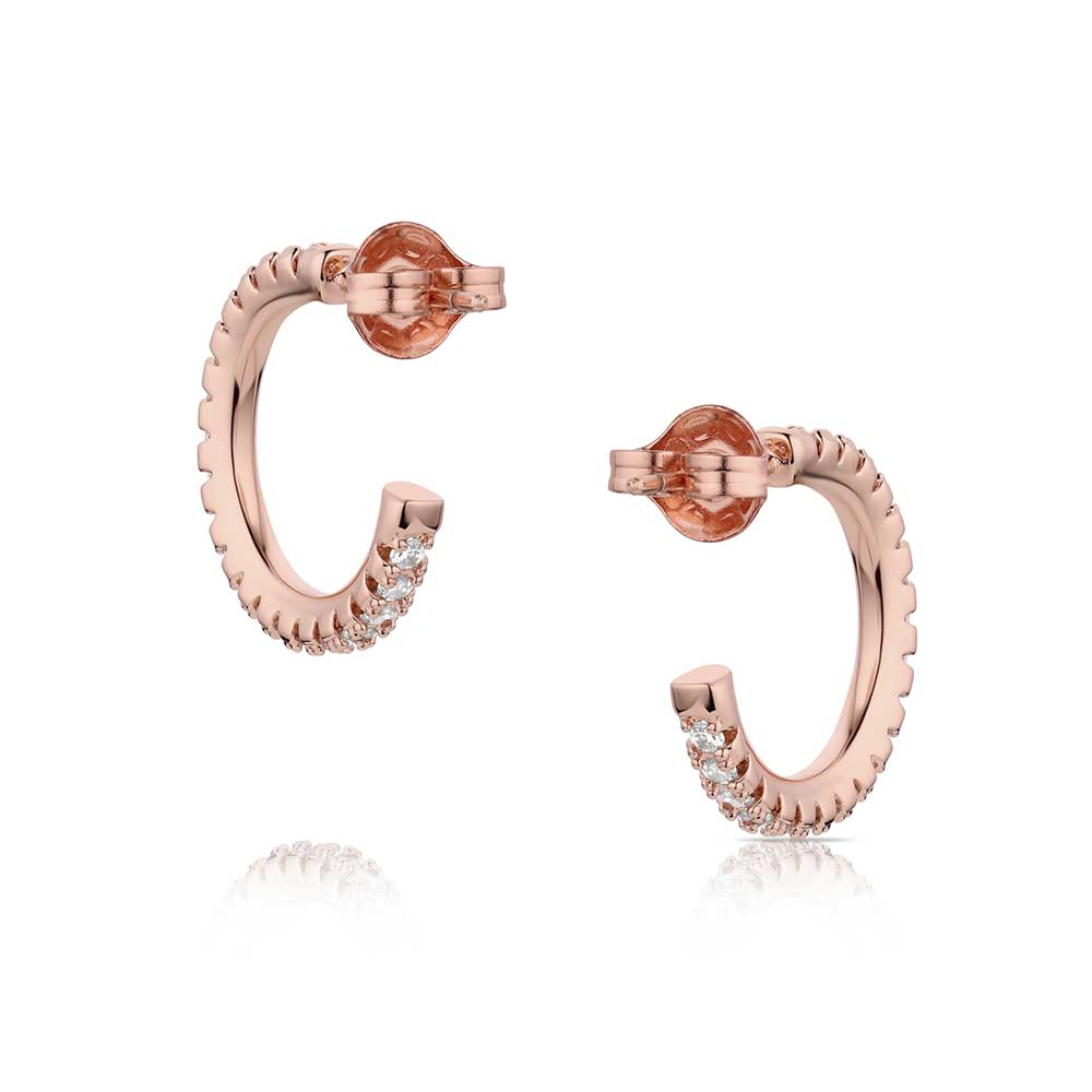 Everything is Rosy Hoop Earrings
