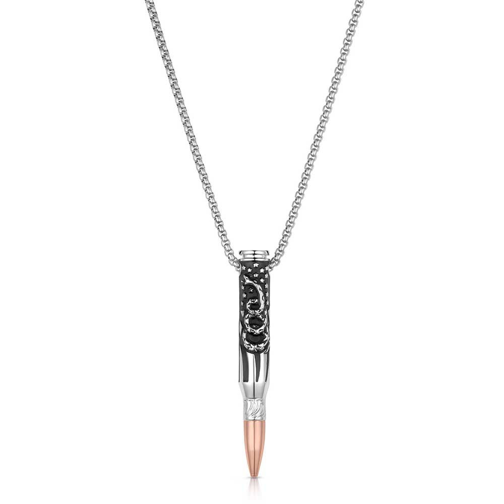 We the People Rifle Bullet Necklace