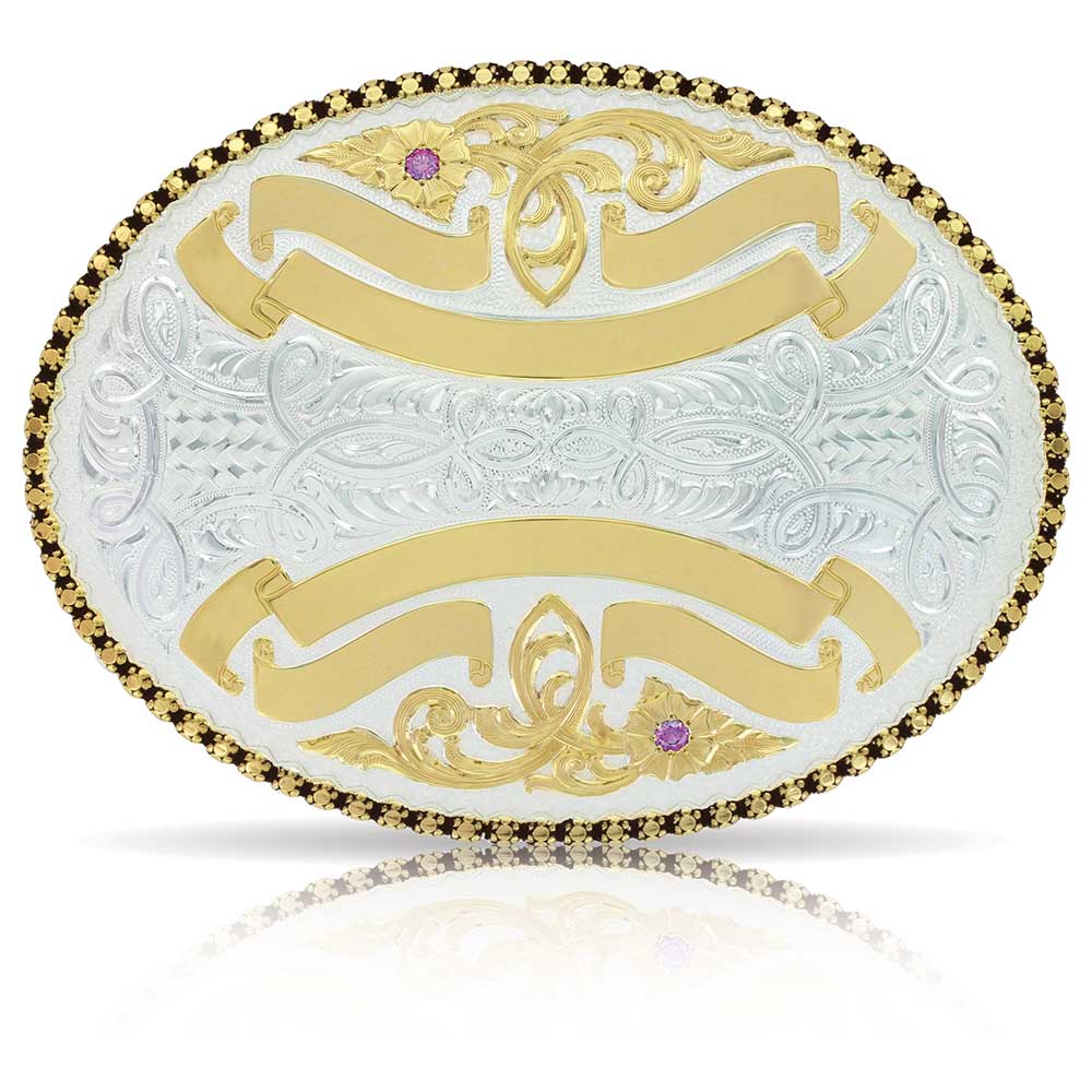 Sheridan Dual-Figure Trophy Buckle (3.75