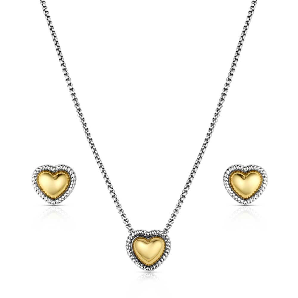 Trio of Hearts Jewelry Set | Montana Silversmiths Trio of Hearts Jewelry Set | Montana Silversmiths