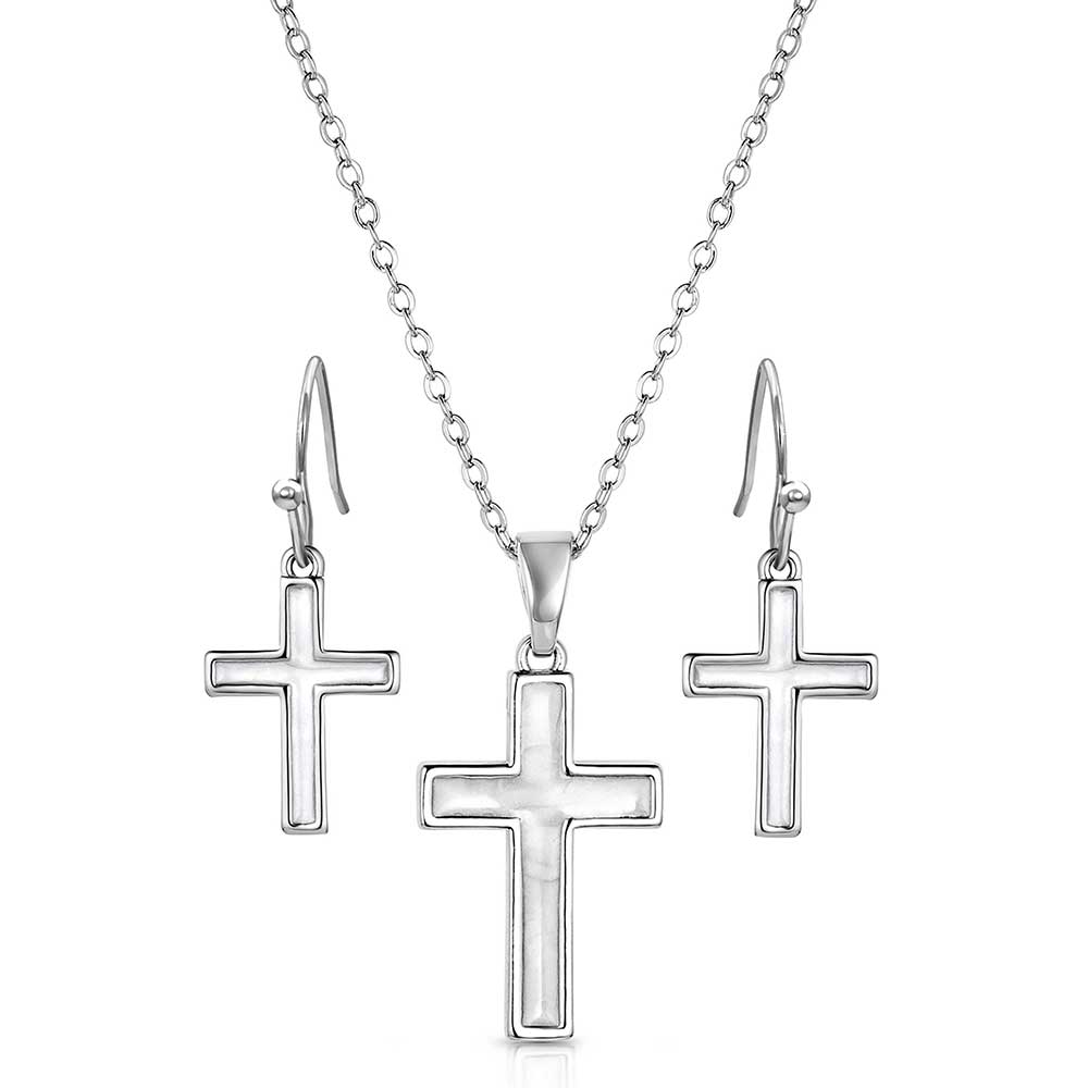 Unwavering Devotion Cross Jewelry Set