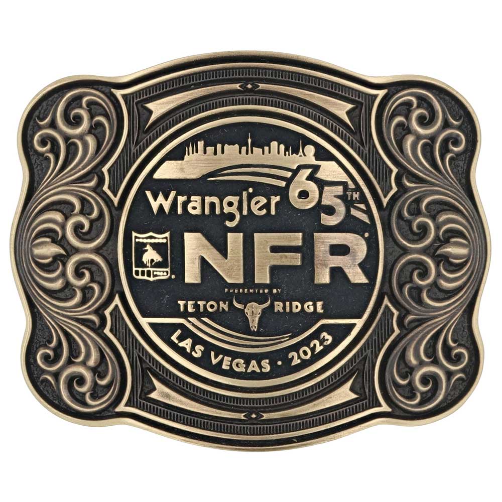 2023 National Finals Rodeo Scalloped Buckle