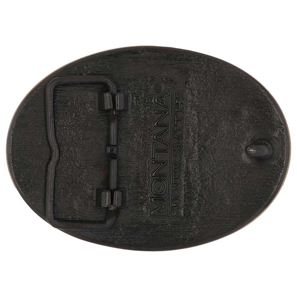 North Dakota State Heritage Attitude Buckle