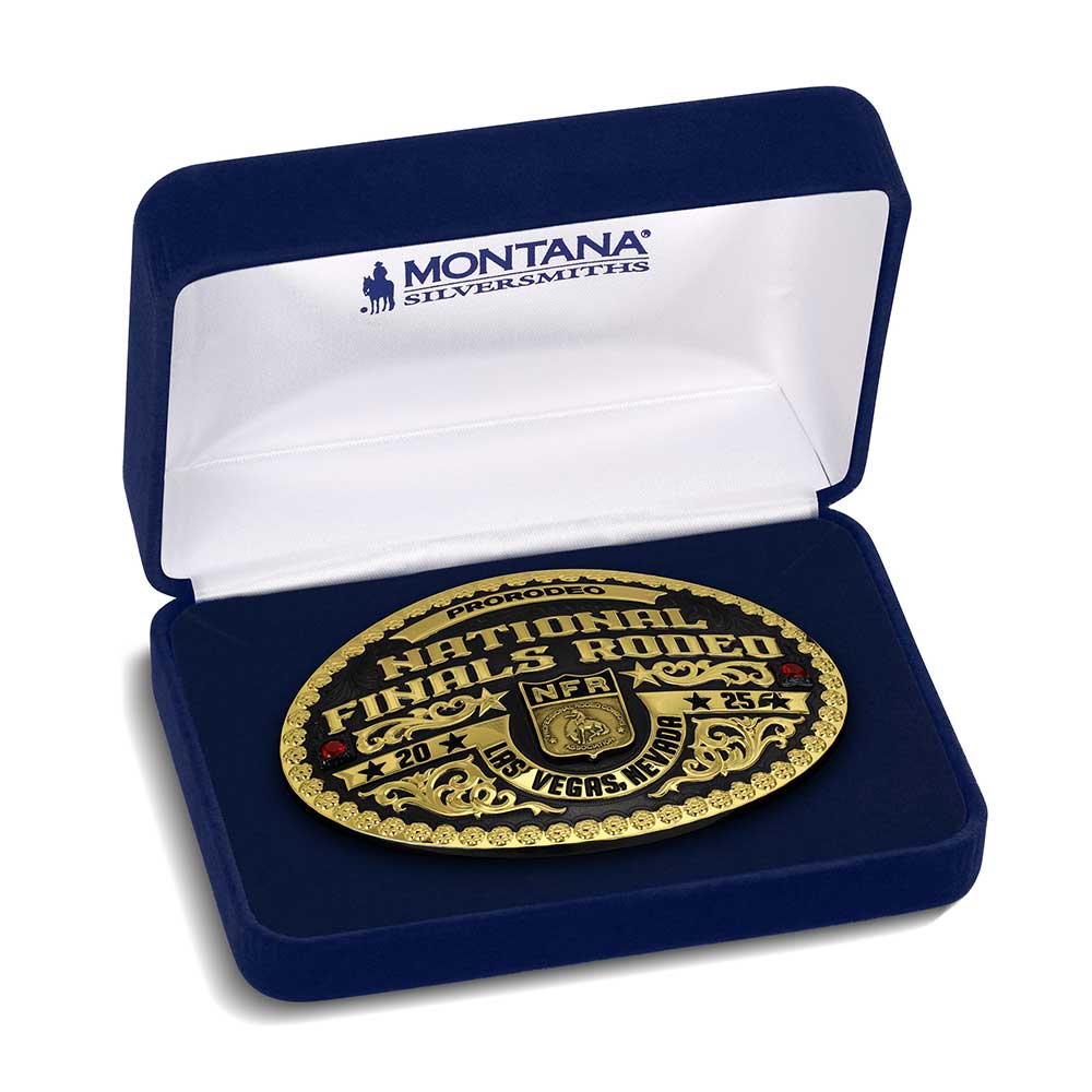 2025 ProRodeo NFR Limited Edition Collector's Buckle | Montana