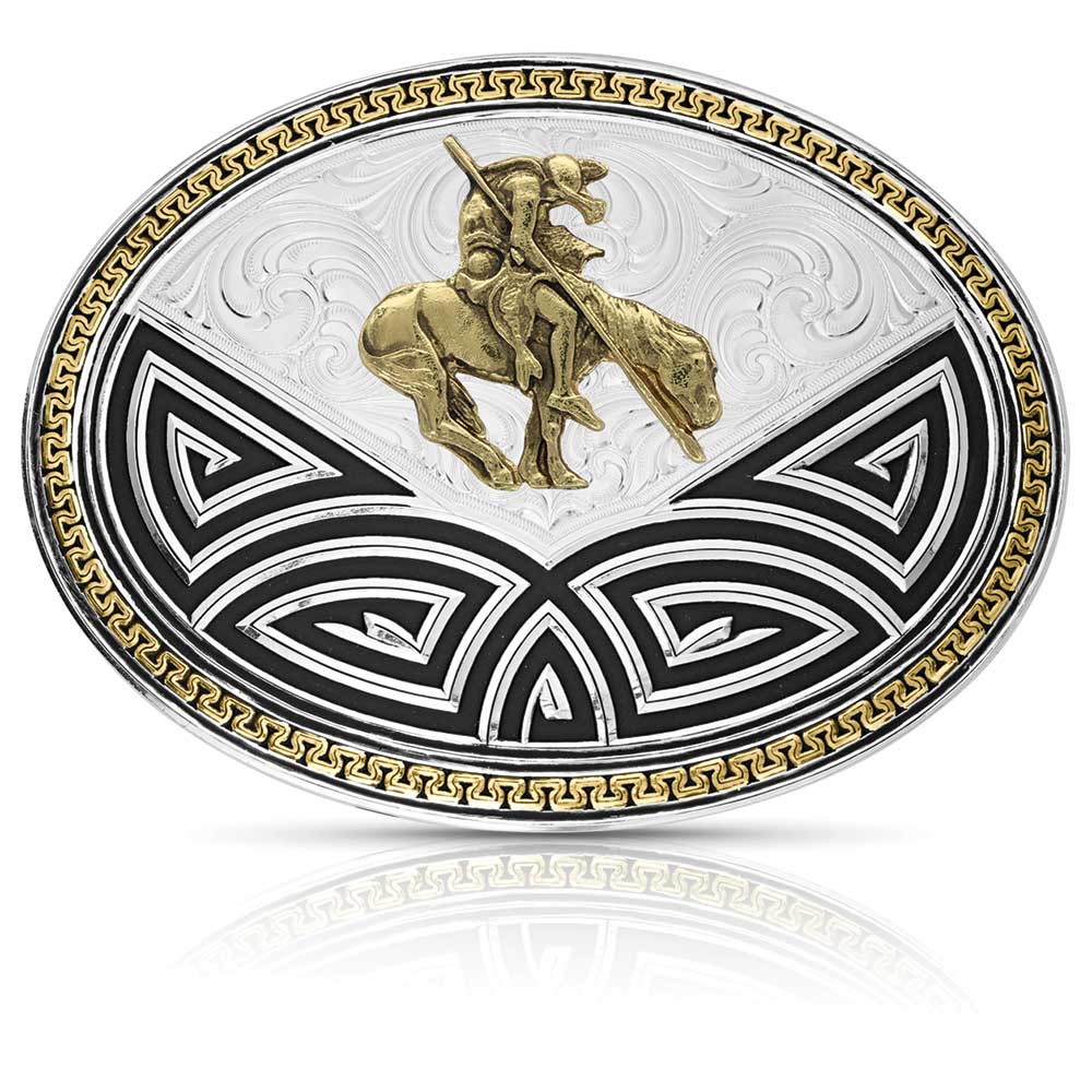 Bold Southwest Buckle With End of the Trail