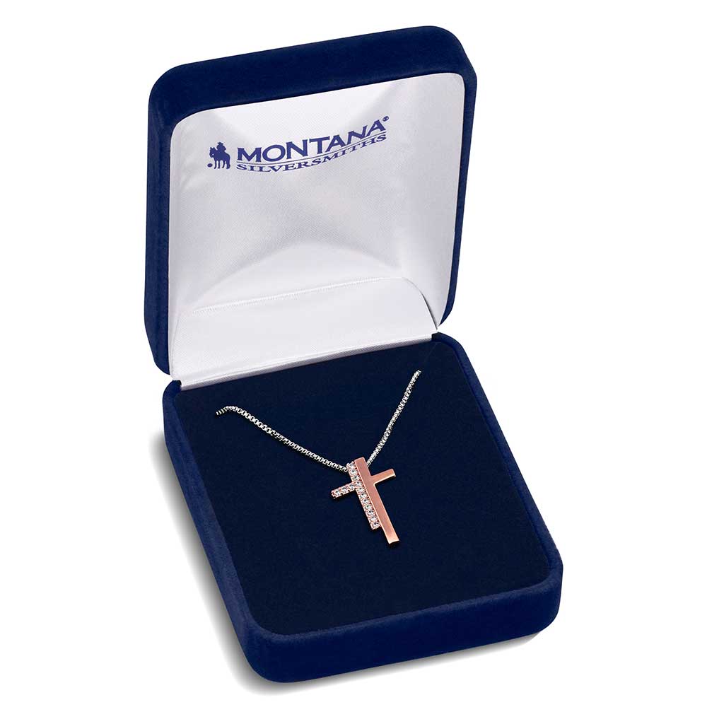 Faithful Sunrise Cross Necklace