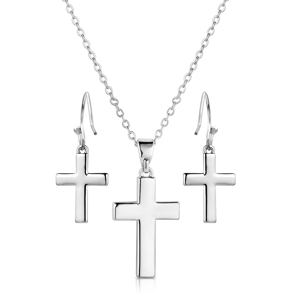 Unwavering Devotion Cross Jewelry Set