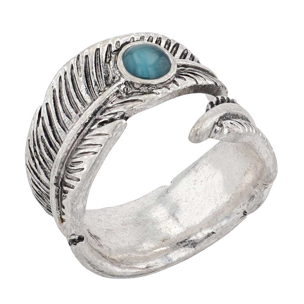 Feather Touch Attitude Wrap Ring