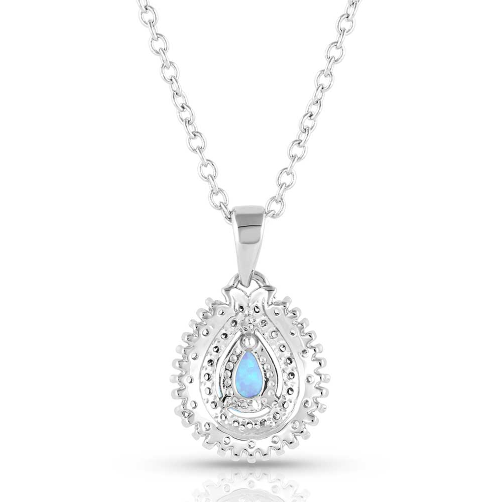Radiating Crystals Opal Necklace