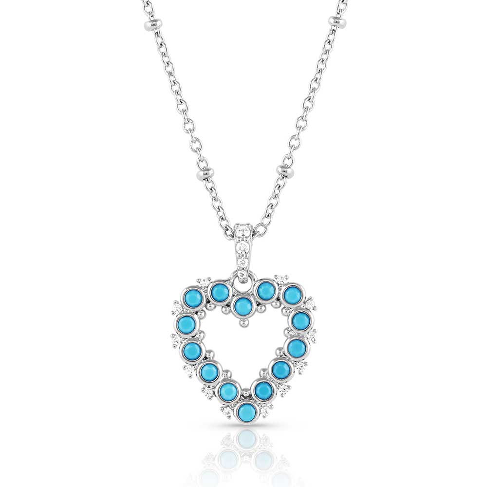 Deepest Love Blue Crystal Necklace