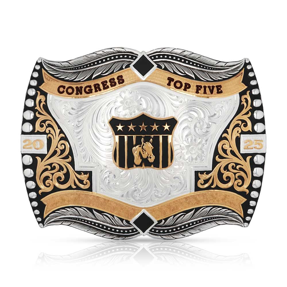 2025 Congress Top 5 Trophy Buckle