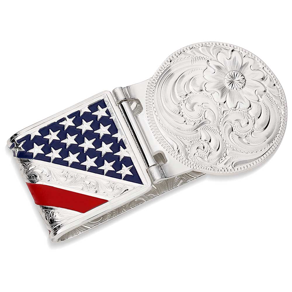 American Made Liberty Hinged Money Clip