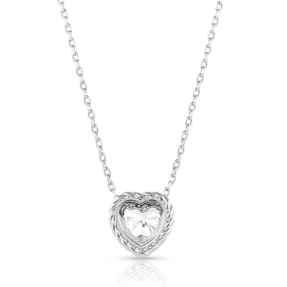 Crystal Heartstring Heart Necklace