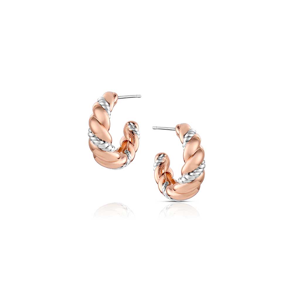 Draped In Light Hoop Earrings