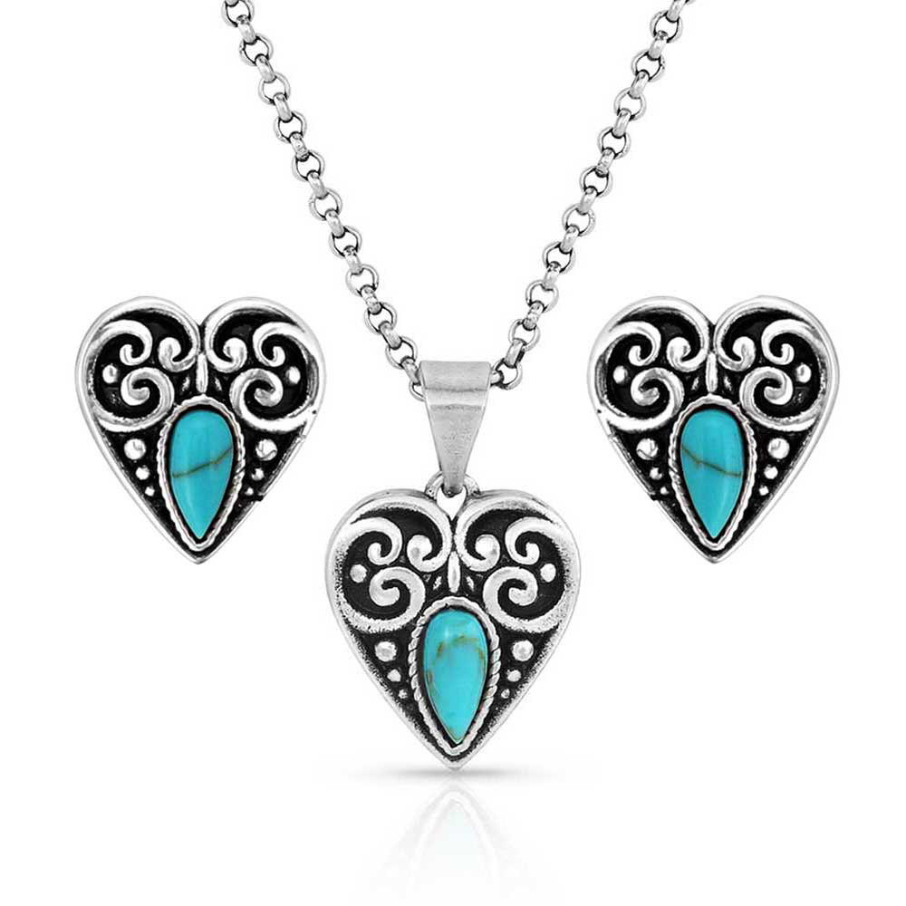 Heart of the West Turquoise Jewelry Set