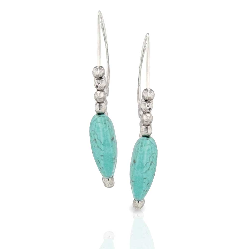 Turquoise Nugget Attitude Earrings